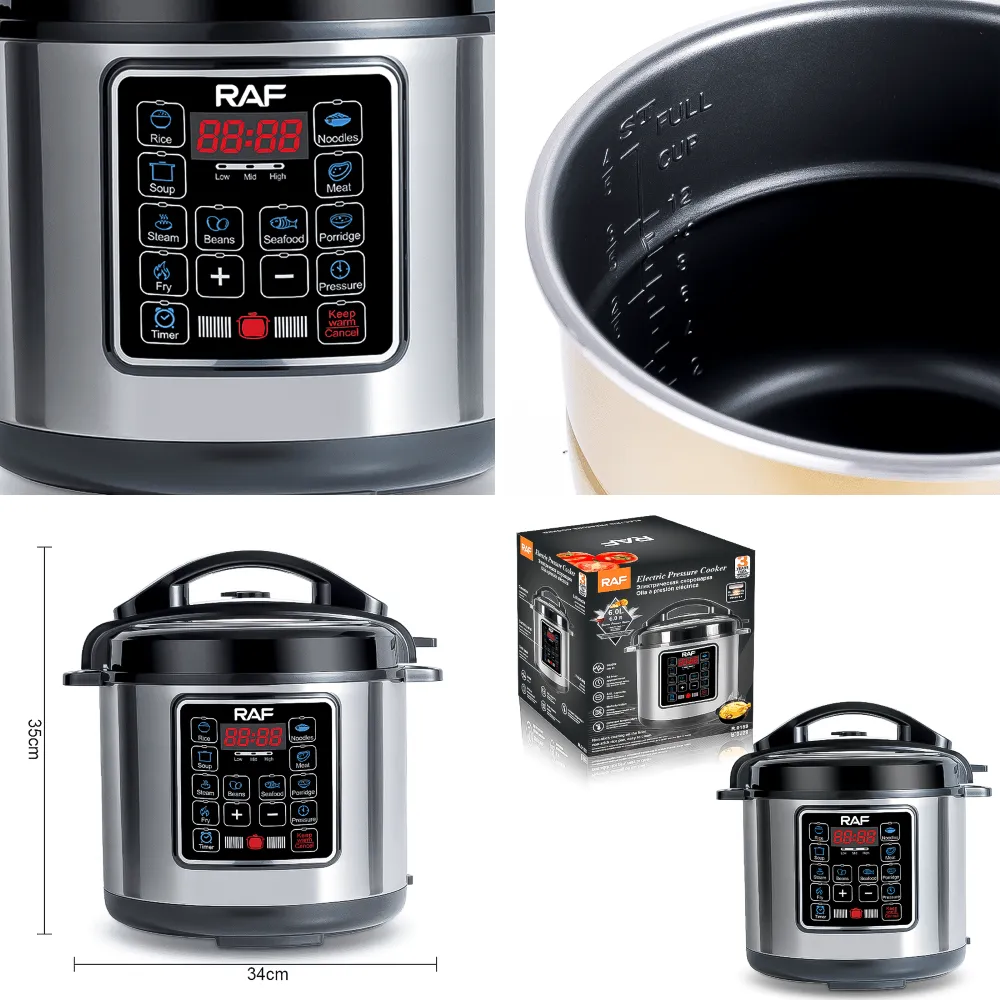 Olla a Presión Eléctrica 6 Litros R.0168 RAF