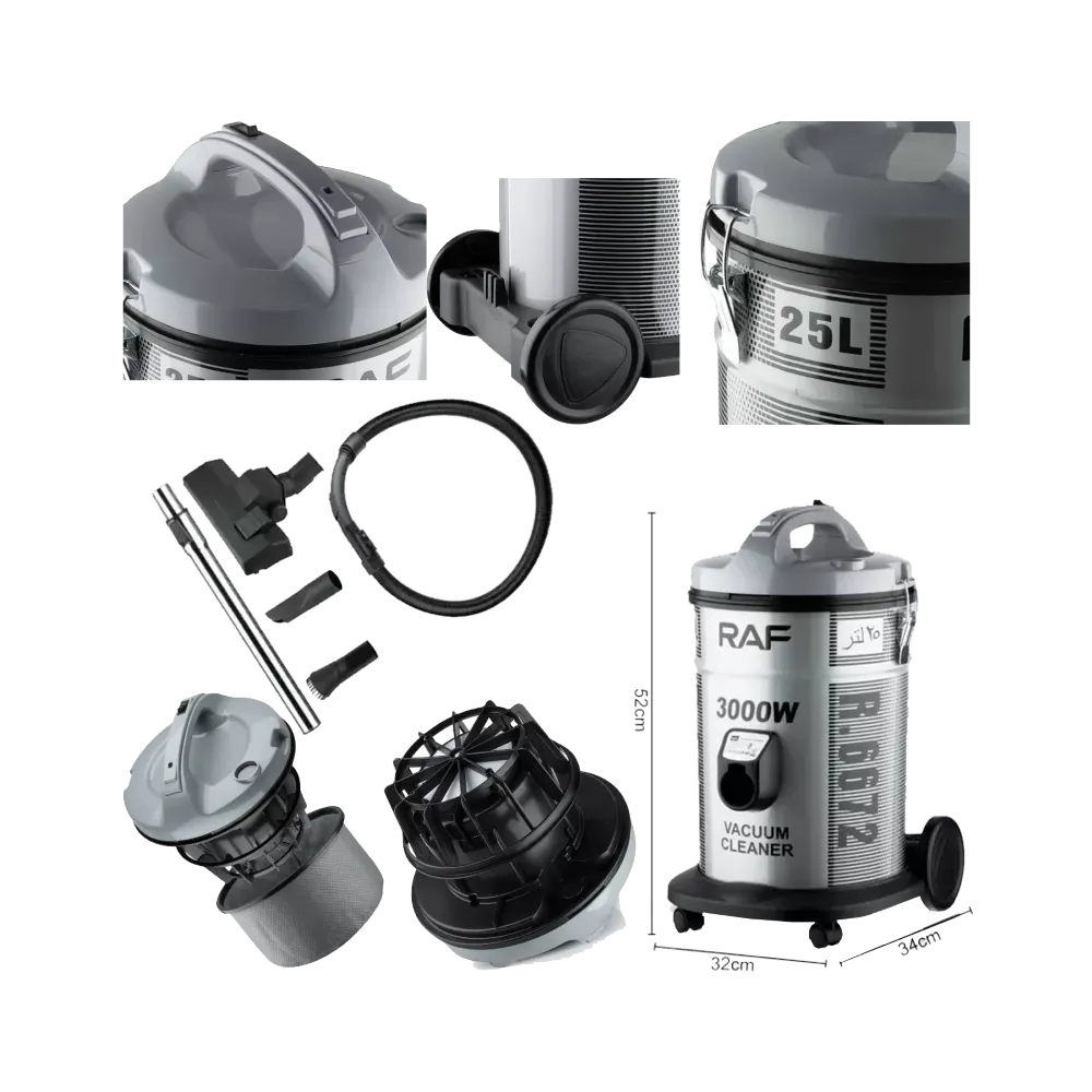 Aspiradora 25 Litros 78db R.6672 RAF