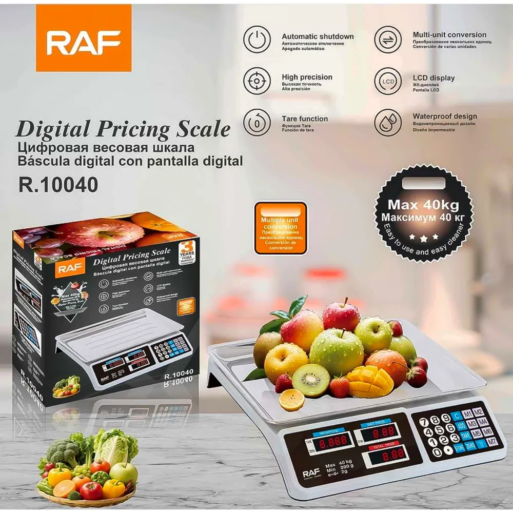 Balanza de Cocina Comercial R.10040 RAF