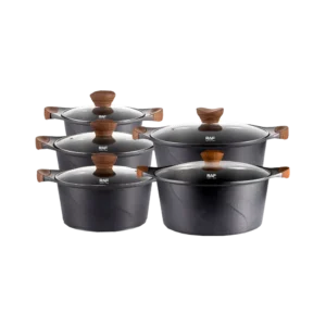 Juego de Ollas Aluminio 5 Piezas R.80003 RAF