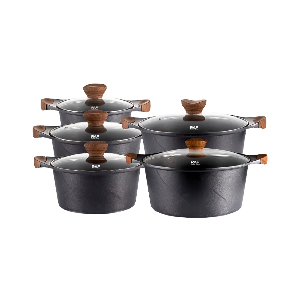Juego de Ollas Aluminio 5 Piezas R.80003 RAF