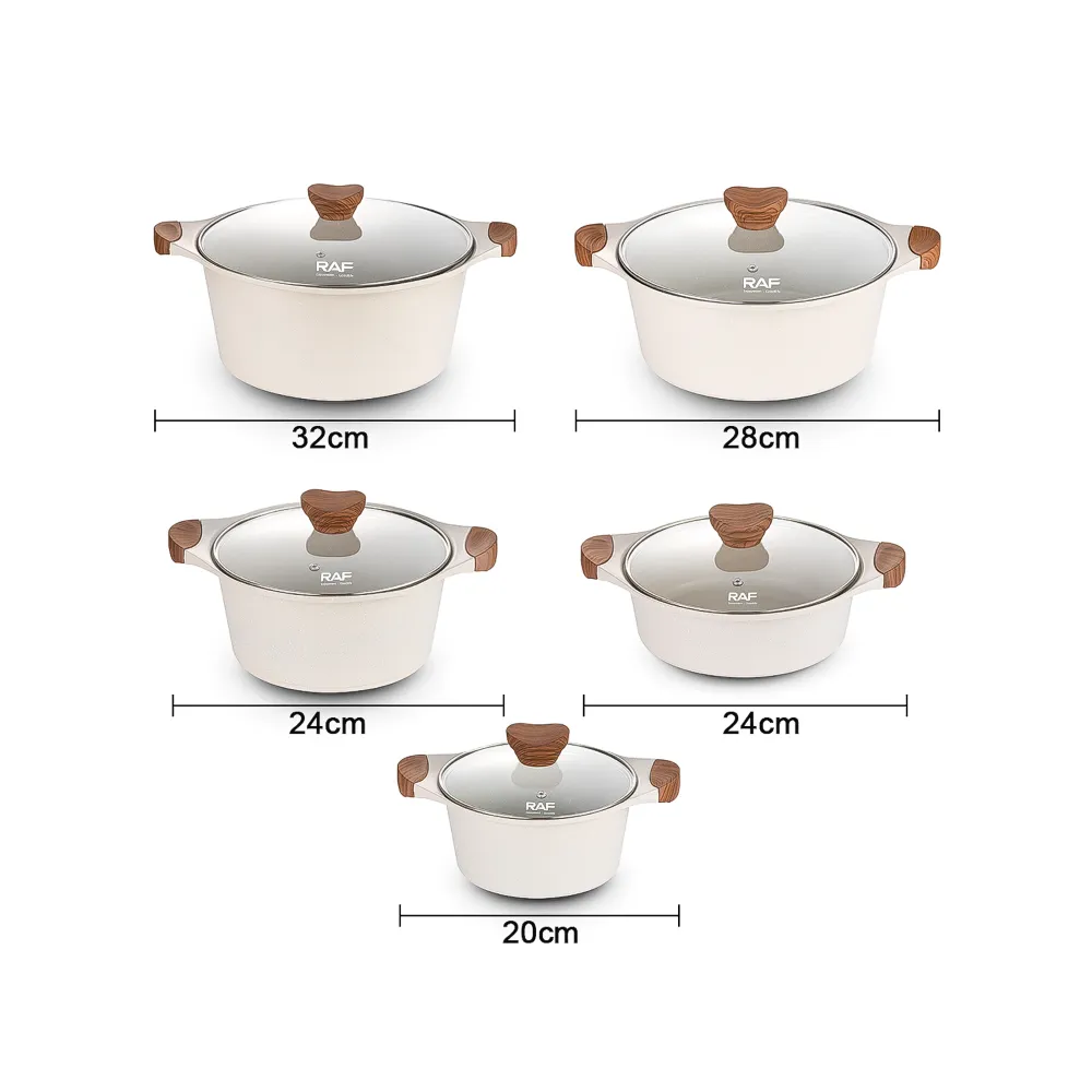 Juego de Ollas Aluminio 5 Piezas R.80003 RAF