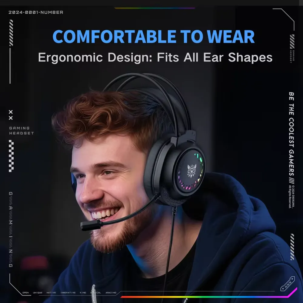 Auriculares Gamer Hi Fi X92 Onikuma