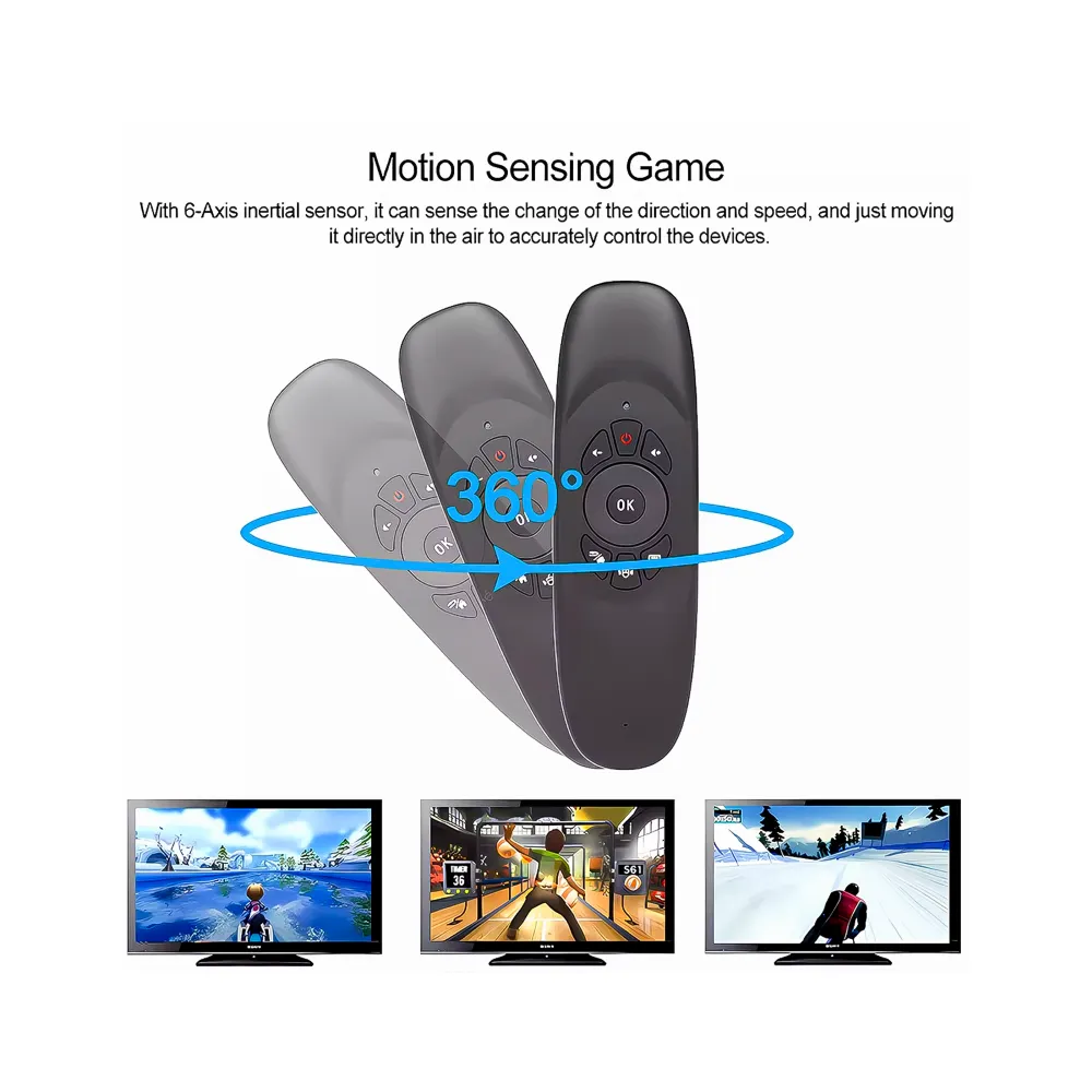 Control Remoto Inteligente Air Mouse RGB C120