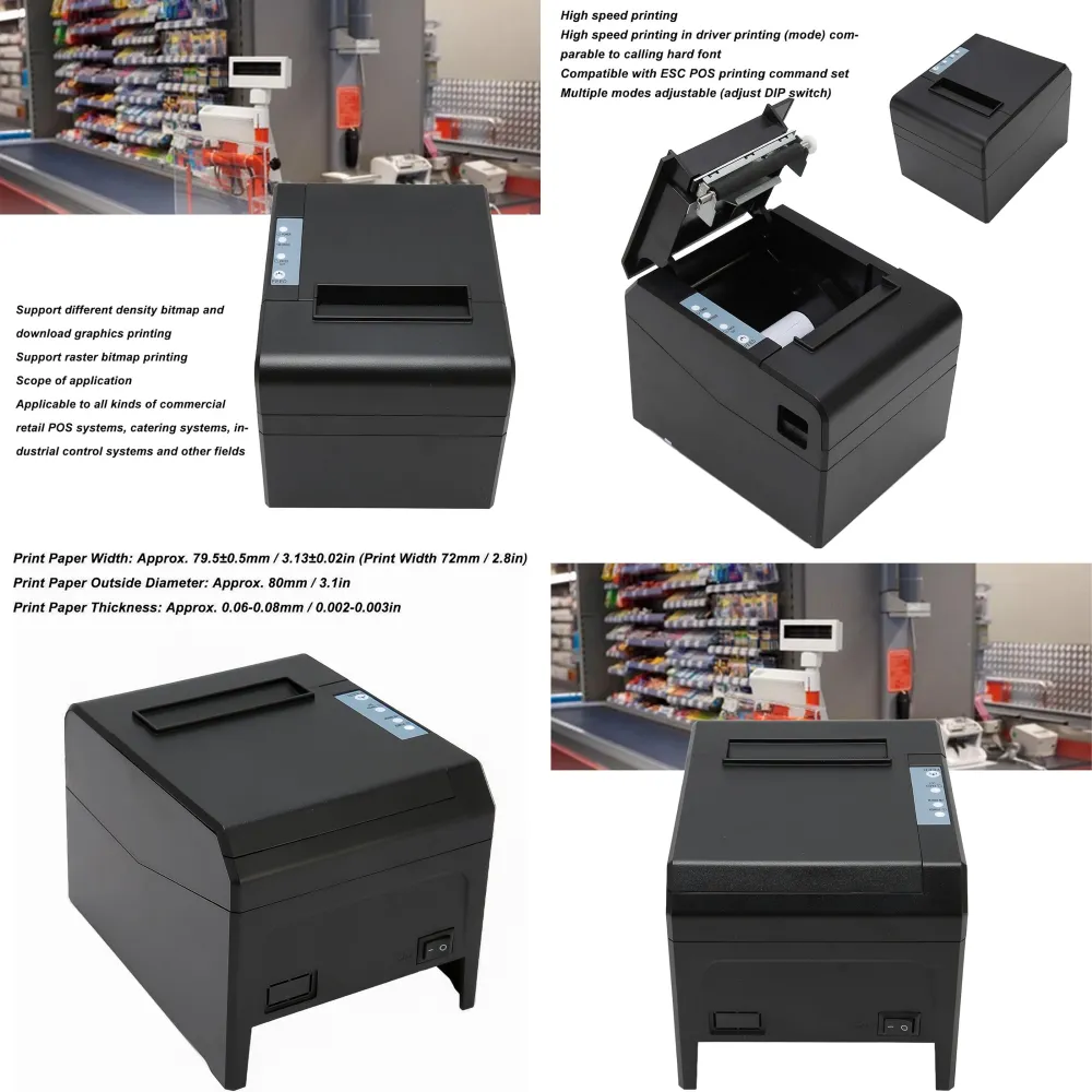 Impresora Térmica de Recibos Boletas 80MM POS-8330