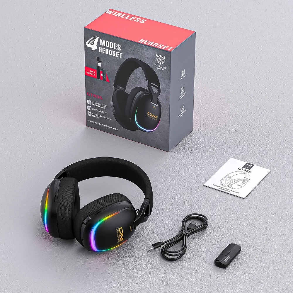Auriculares Gamer Inalámbricos GT805 Onikuma