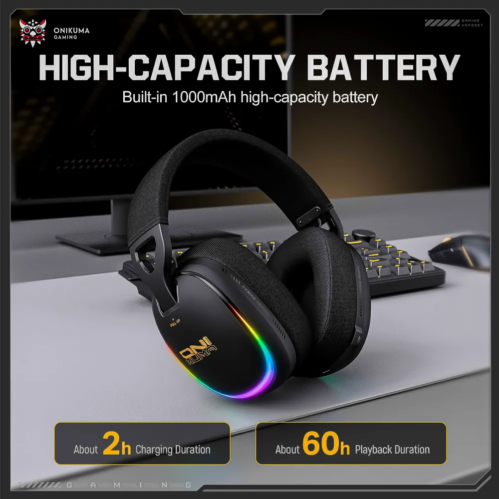 Auriculares Gamer Inalámbricos GT805 Onikuma