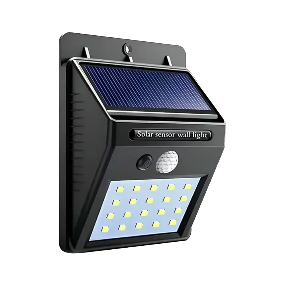 Lámpara de Pared Led Solar Sensor de Movimiento 5W