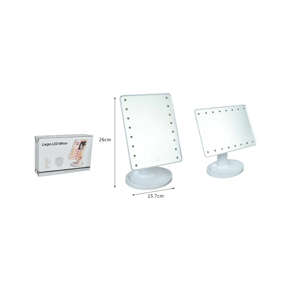 Espejo de Maquillaje Led Reflector 180°