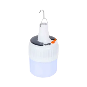 Lámpara LED solar recargable camping USB 24T