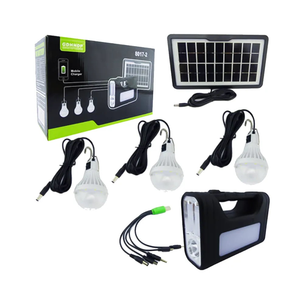 Kit Solar de Emergencia Portátil 8017