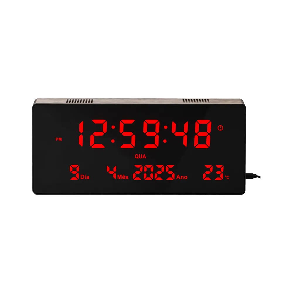 Compra 4 Reloj Mural Digital LED JH3615