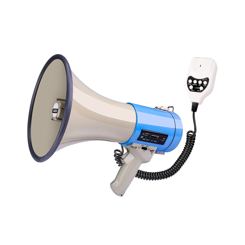 Compra 3 Megáfono Portátil Altavoz 50W M2501