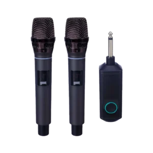 Micrófonos Inalámbricos Kit 2 Mic Receptor Universal