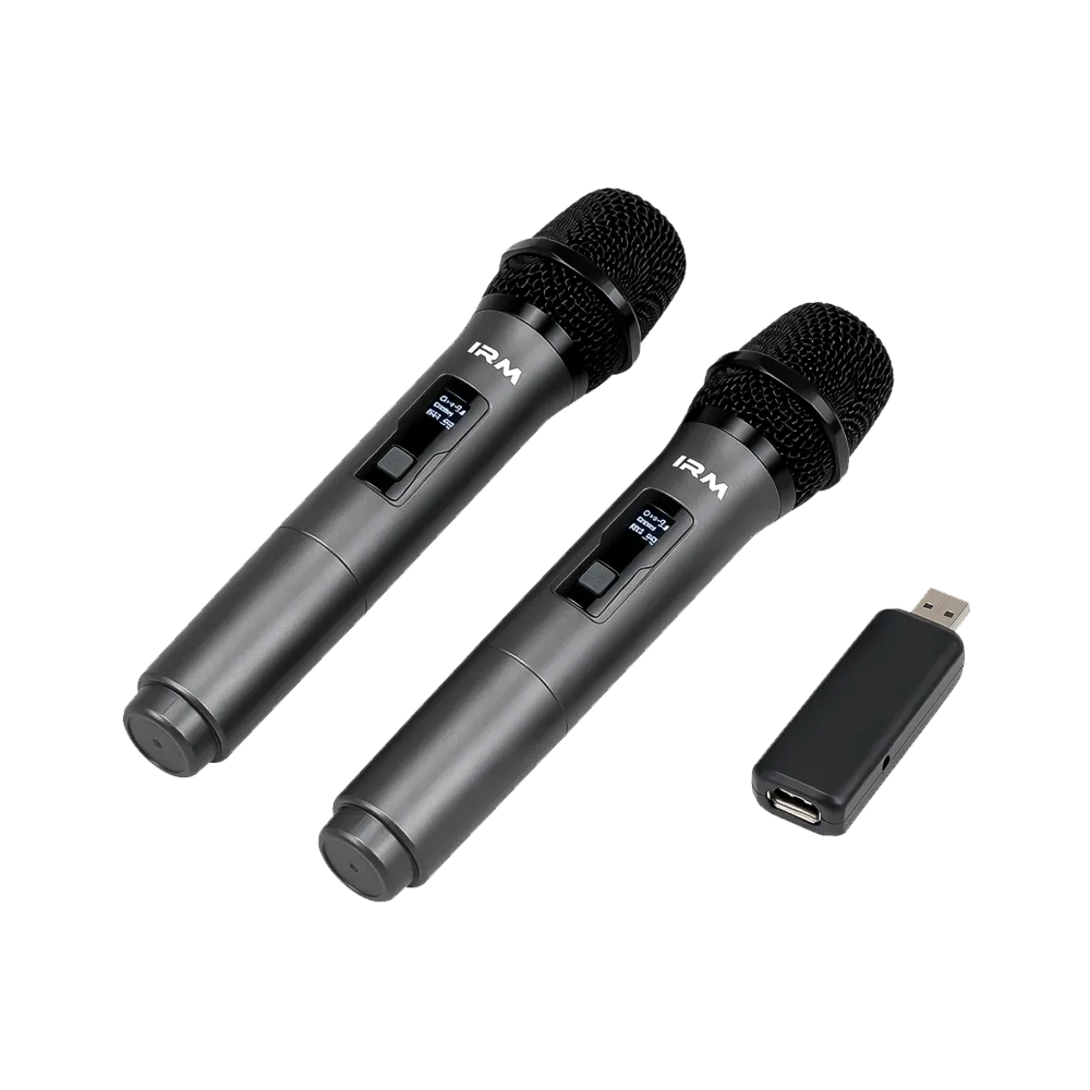 Compra 3 Micrófonos Inalámbricos Kit 2 Mic Recargable IRM