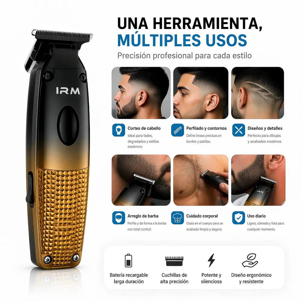 Máquina de Cortar Pelo Hair Clipper Sk-8590 IRM 1 14001 02