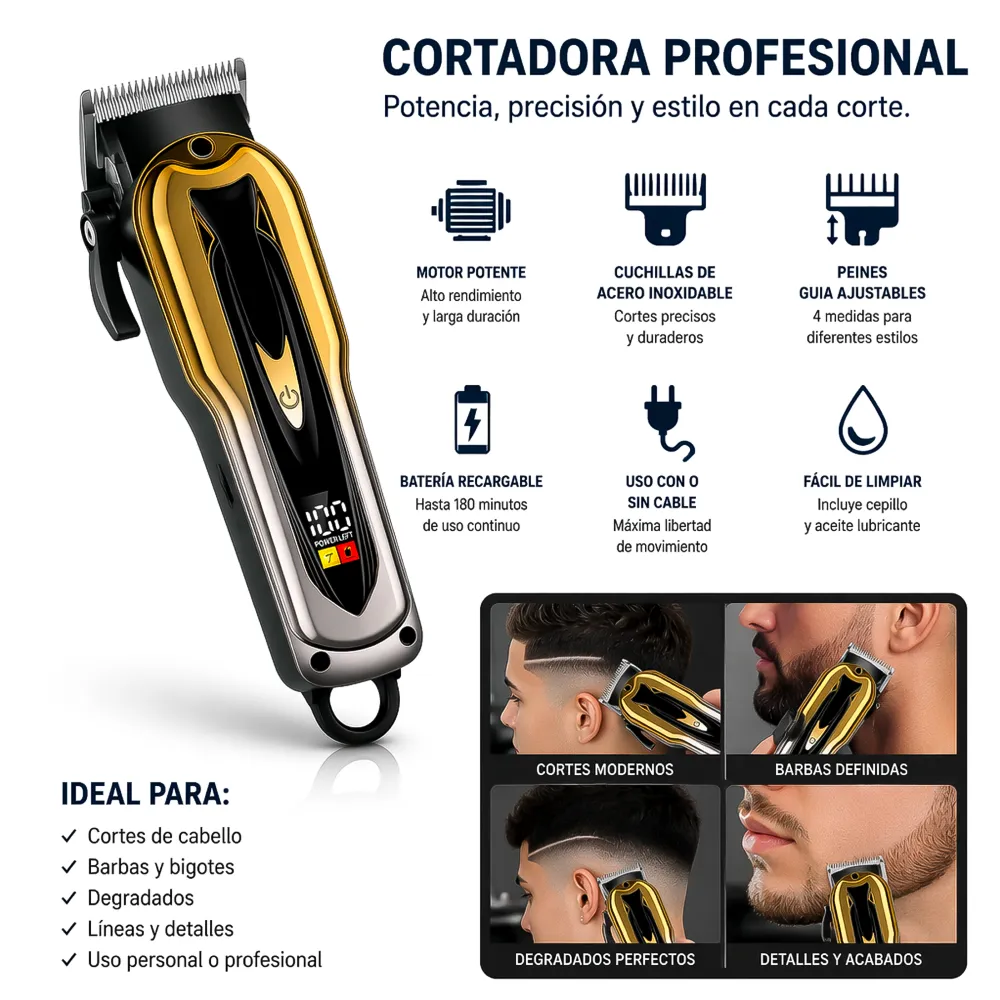 Máquina de Cortar Pelo Professional SK-878 IRM 1 14003 02