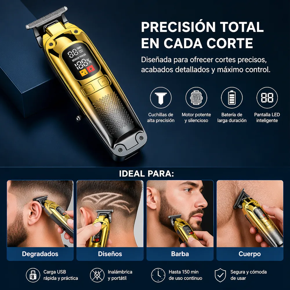 Máquina de Cortar Pelo Inalámbrica SK-778 IRM 1 14005 02