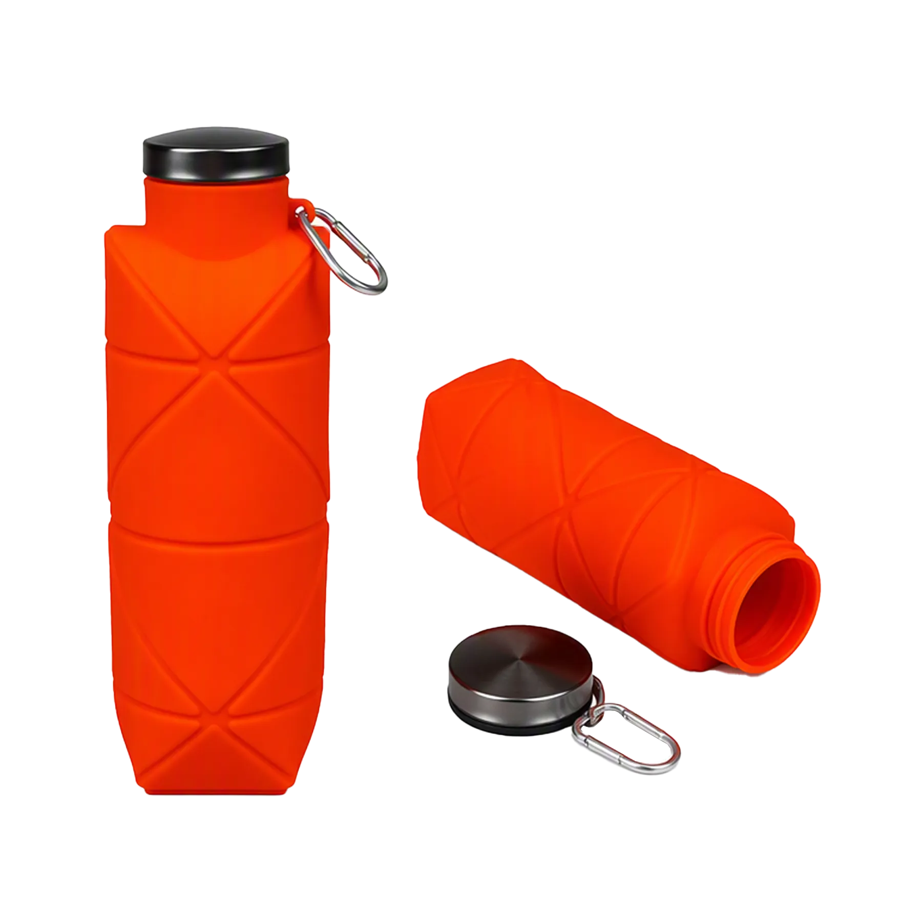 Compra 5 Botella de Agua Plegable Silicona 700ml Origami