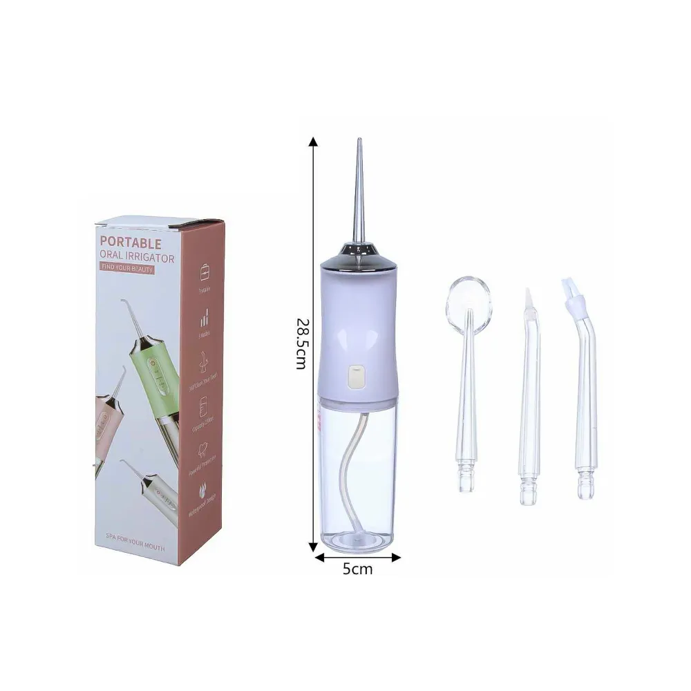 Irrigador Dental Portátil 4 Boquillas