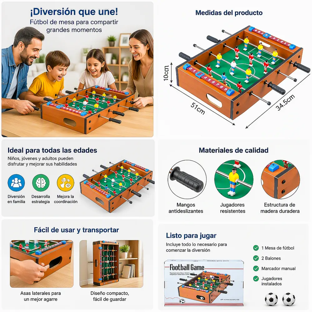 Taca Taca Mini Mesa de Futbol 32cm