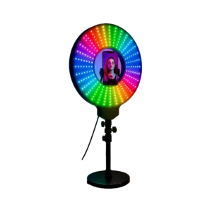 Aro de Luz LED RGB Rítmico 45 cm MJ-451