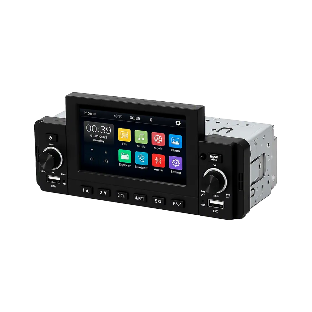 Compra 4 Radio de Auto Multimedia 1 DIN Pantalla Táctil
