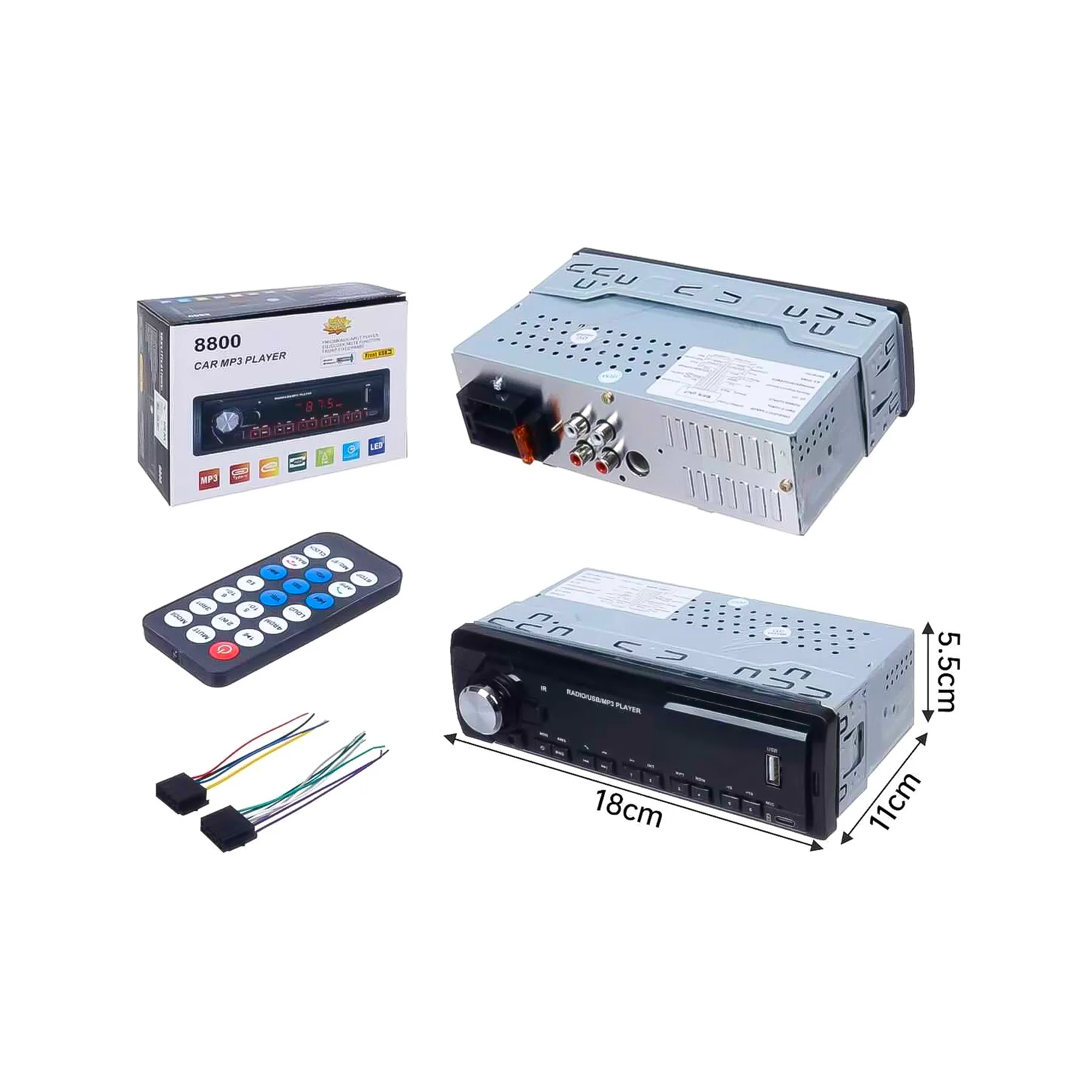 Radio Autoéstereo MP3 Digital M8800