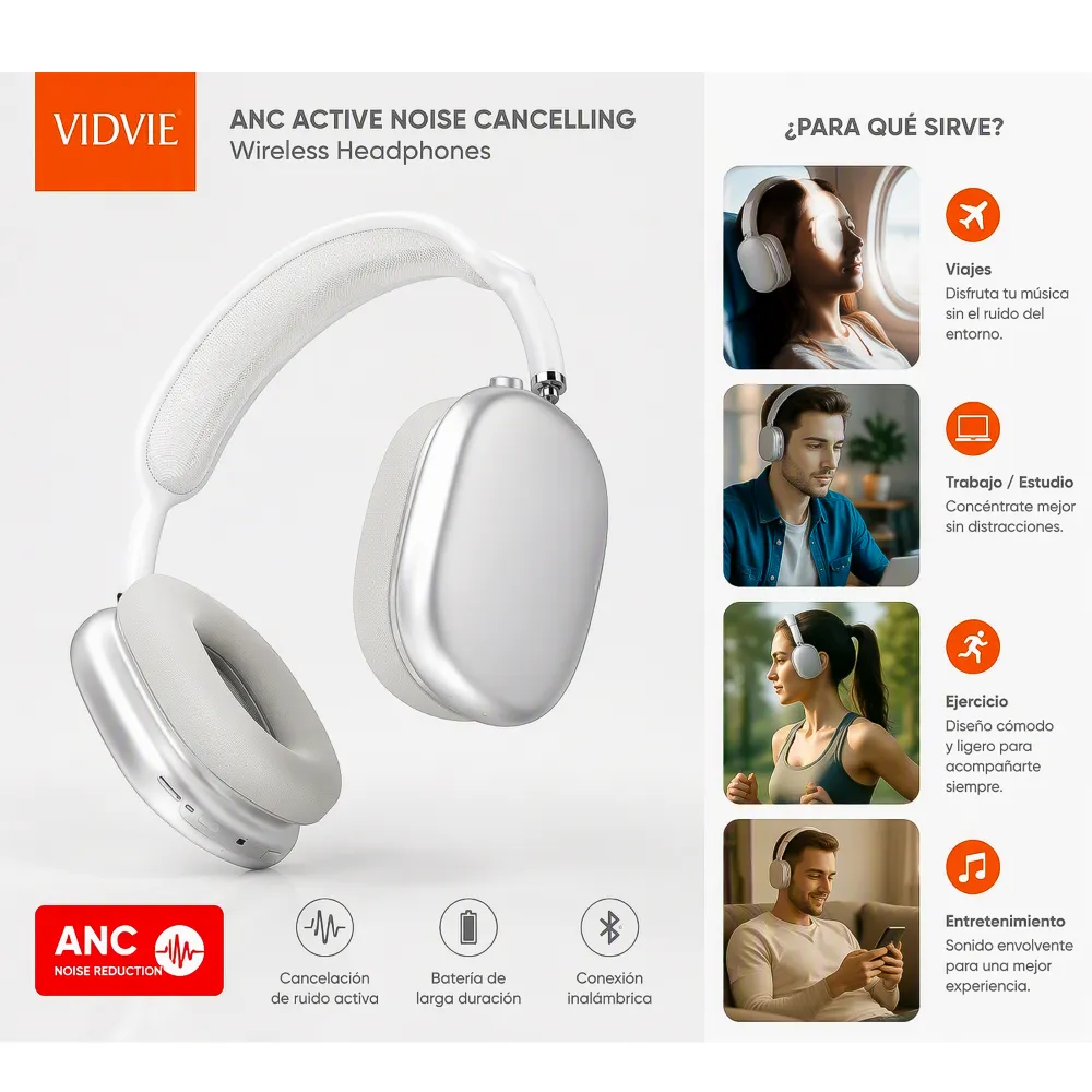 Auriculares Inalámbricos BT BBH2114 Vidvie 1 51235 02